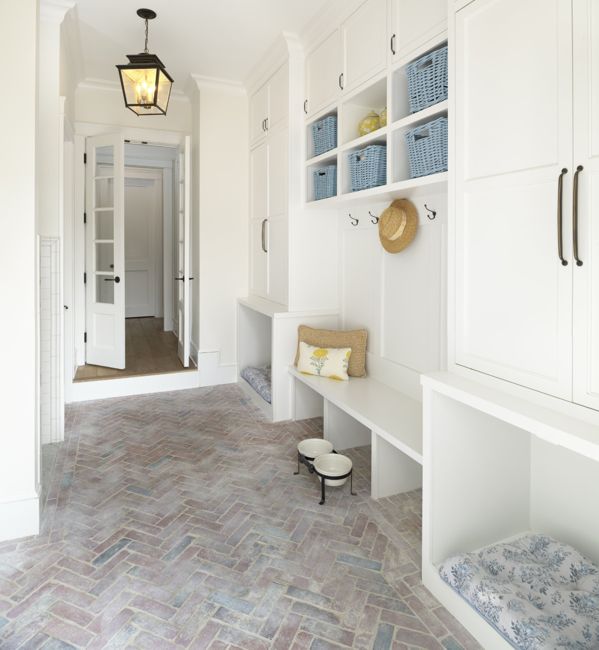 Pennsylvania Style Stone Farmhouse Mudroom