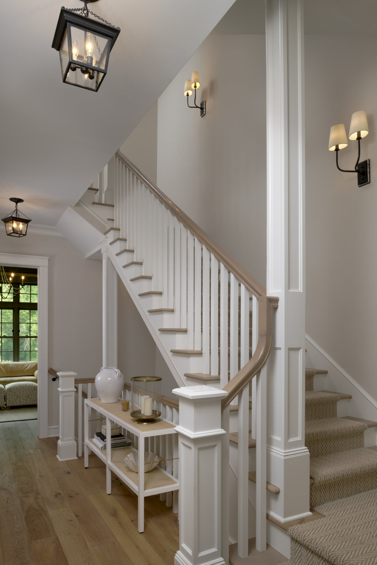 Pennsylvania Style Stone Farmhouse Stairway