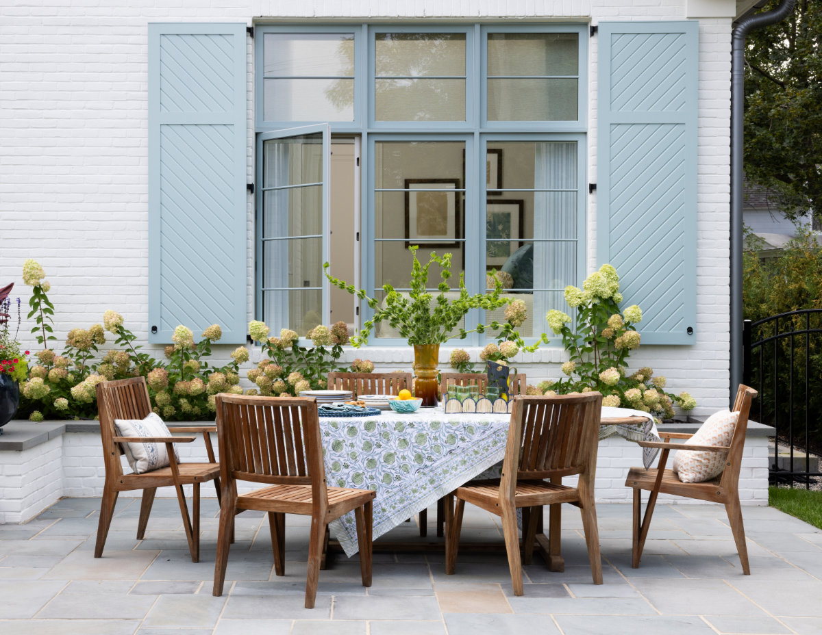 Northville French Cottage Outside Dining