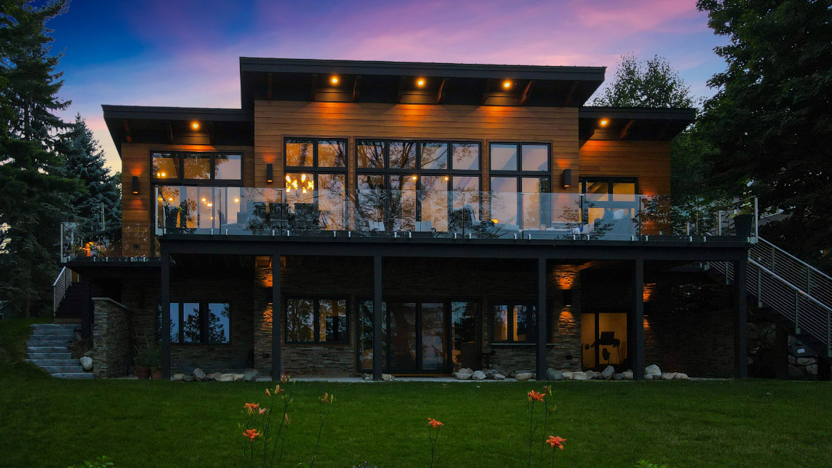 Torch Lake Modern Exterior Rear